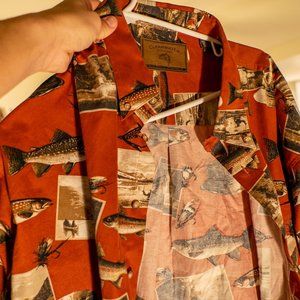 BRAND NEW Clearwater Outfitters Fish Collard Shirt